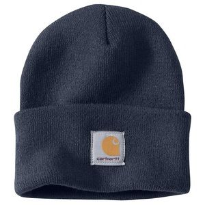 Carhartt osfa Knit Cuffed A18 Beanie | Navy - One Size - warm knitted hat